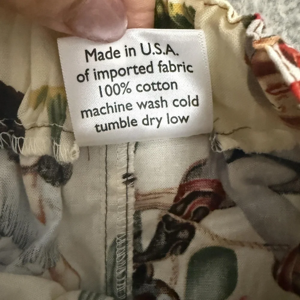Original Cowboy Pajamas Pants Cream Western Cowgirl‎ Made in Texas